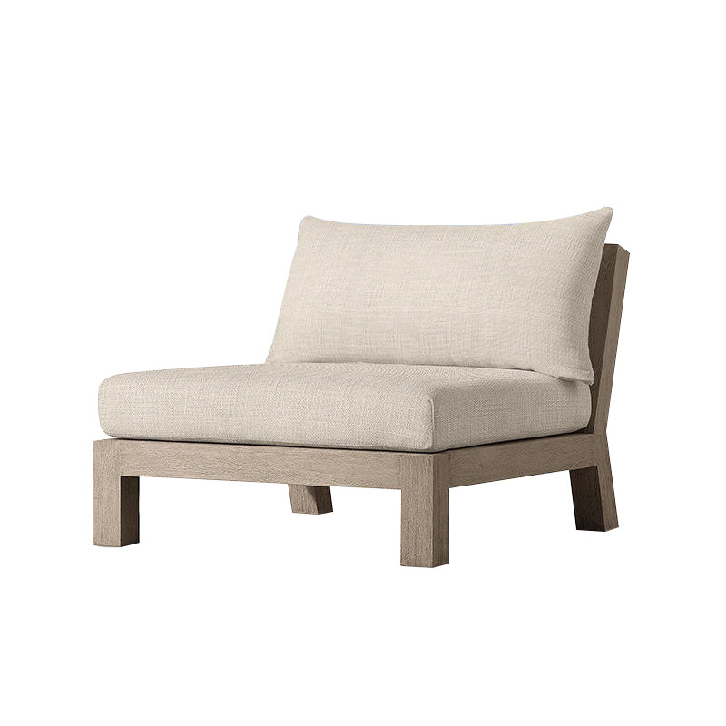 Large-sized outdoor aluminum sofa set for courtyard garden, wicker leisure garden furniture set